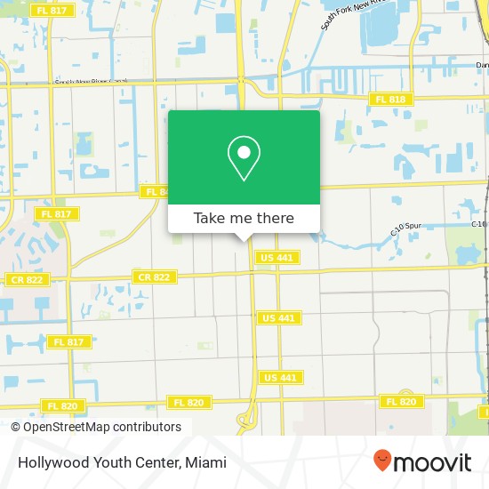 Mapa de Hollywood Youth Center