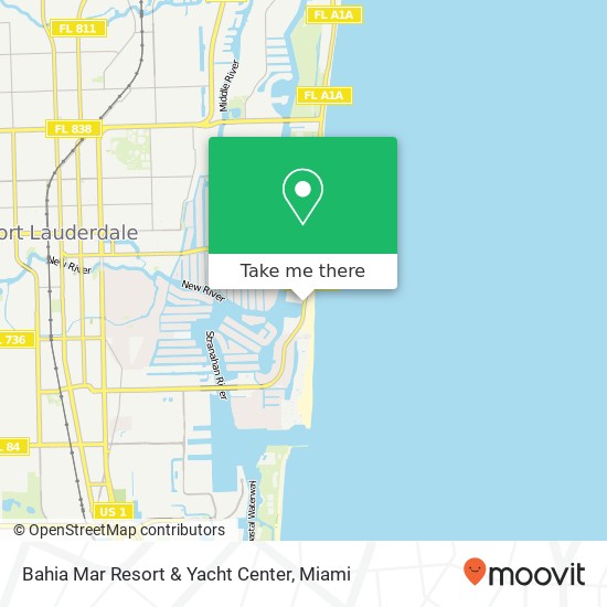 Mapa de Bahia Mar Resort & Yacht Center