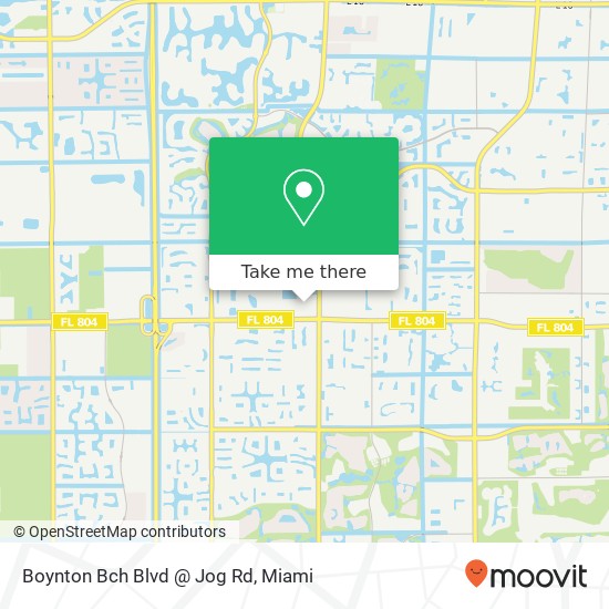 Boynton Bch Blvd @ Jog Rd map