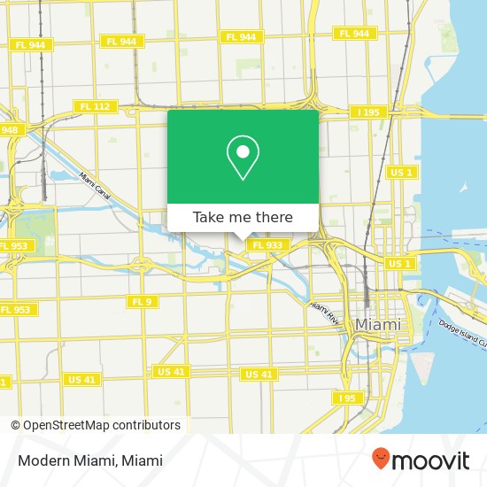 Mapa de Modern Miami