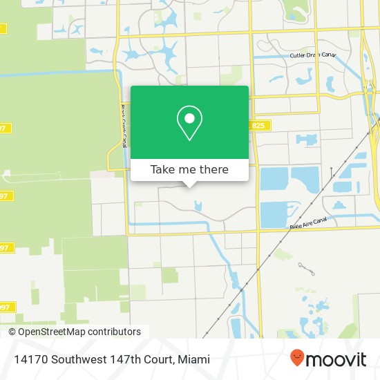 14170 Southwest 147th Court map