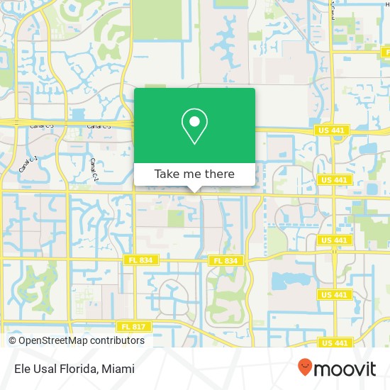 Ele Usal Florida map