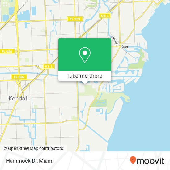 Hammock Dr map