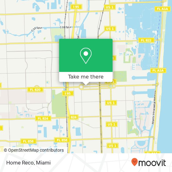 Home Reco map