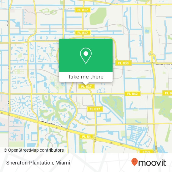 Sheraton-Plantation map