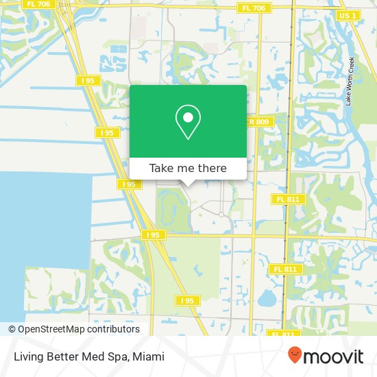 Mapa de Living Better Med Spa