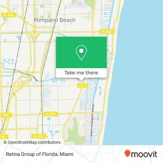 Mapa de Retina Group of Florida