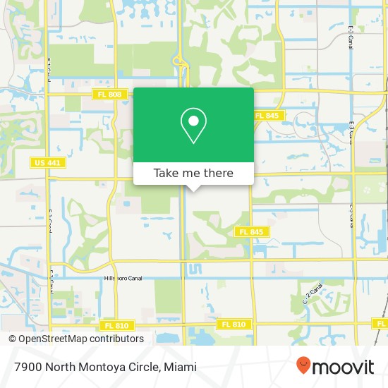 Mapa de 7900 North Montoya Circle