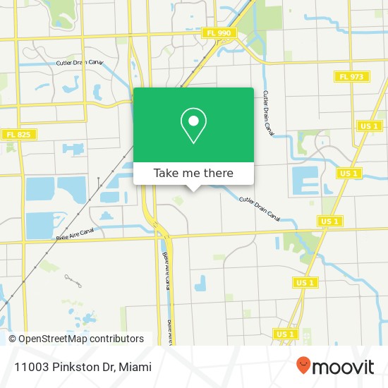 11003 Pinkston Dr map