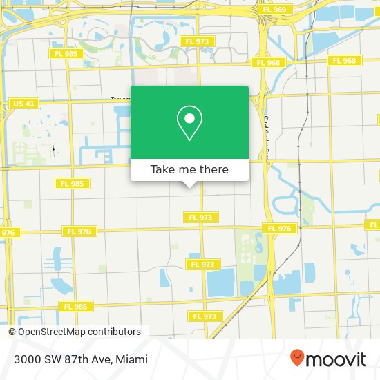 3000 SW 87th Ave map