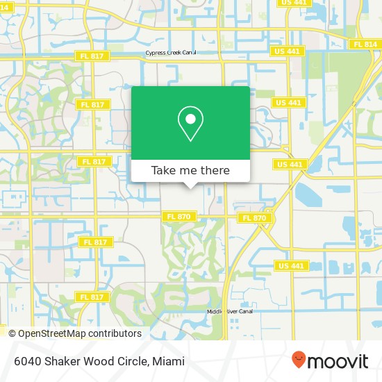 6040 Shaker Wood Circle map