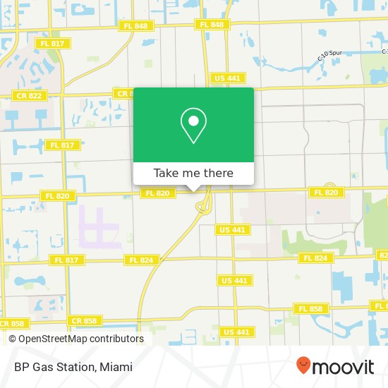 BP Gas Station map