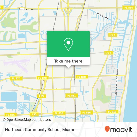 Mapa de Northeast Community School