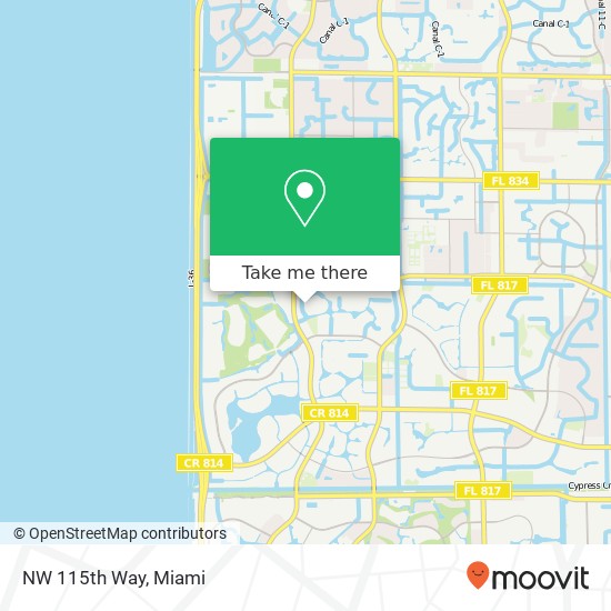 NW 115th Way map