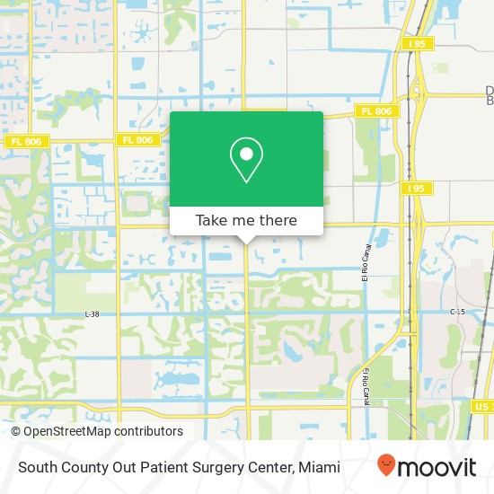 South County Out Patient Surgery Center map