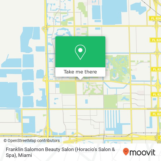 Franklin Salomon Beauty Salon (Horacio's Salon & Spa) map