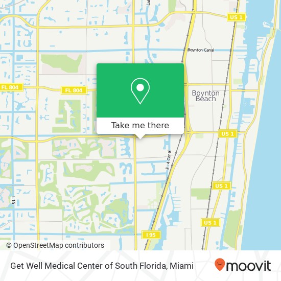 Get Well Medical Center of South Florida map