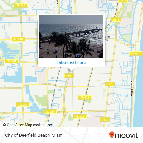 City of Deerfield Beach map