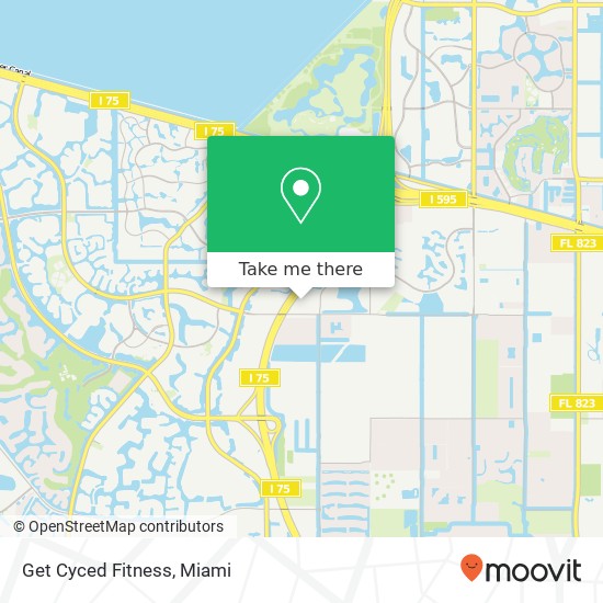 Mapa de Get Cyced Fitness