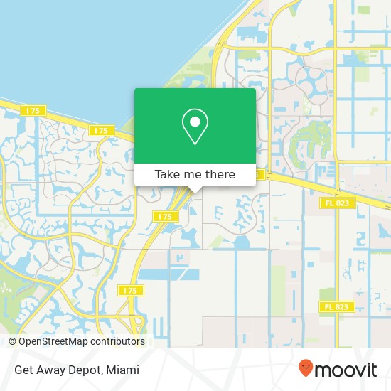 Get Away Depot map