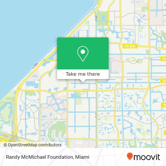 Randy McMichael Foundation map