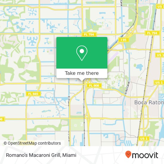 Romano's Macaroni Grill map