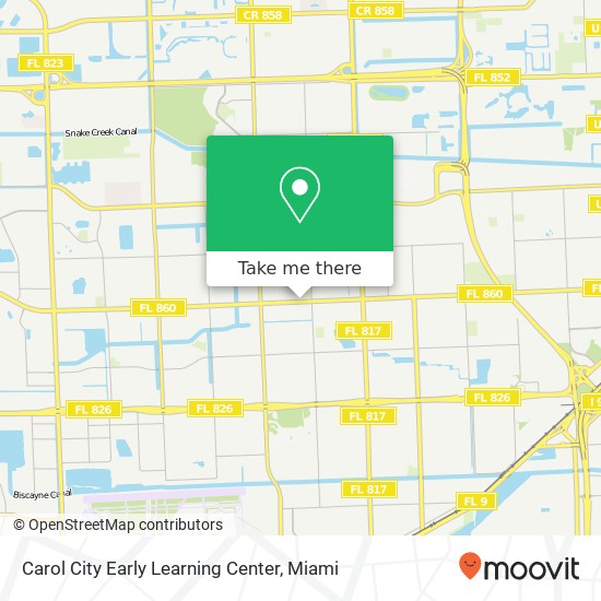 Carol City Early Learning Center map