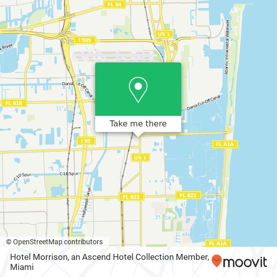 Mapa de Hotel Morrison, an Ascend Hotel Collection Member