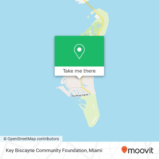 Mapa de Key Biscayne Community Foundation