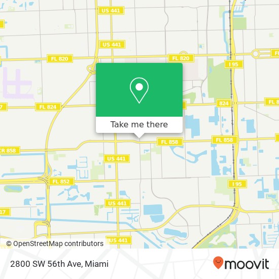 Mapa de 2800 SW 56th Ave