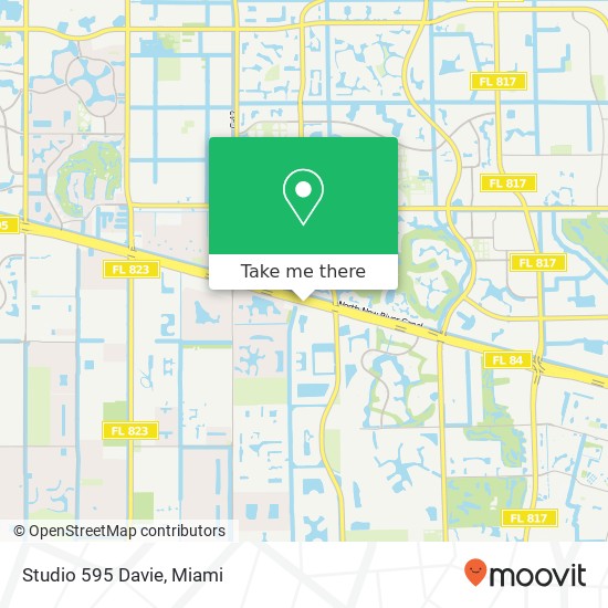 Studio 595 Davie map