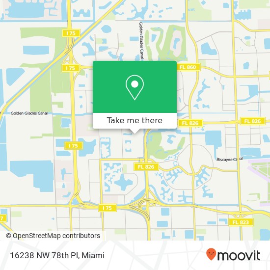 16238 NW 78th Pl map