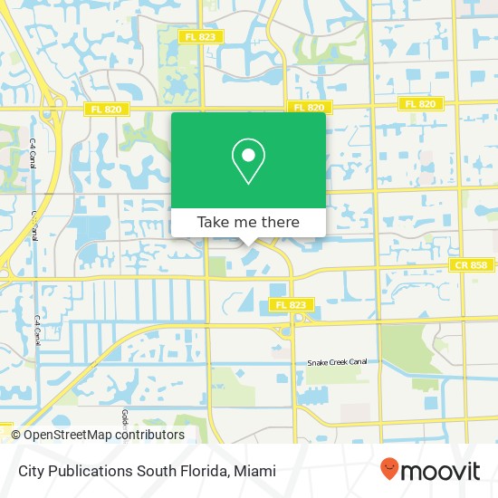 City Publications South Florida map