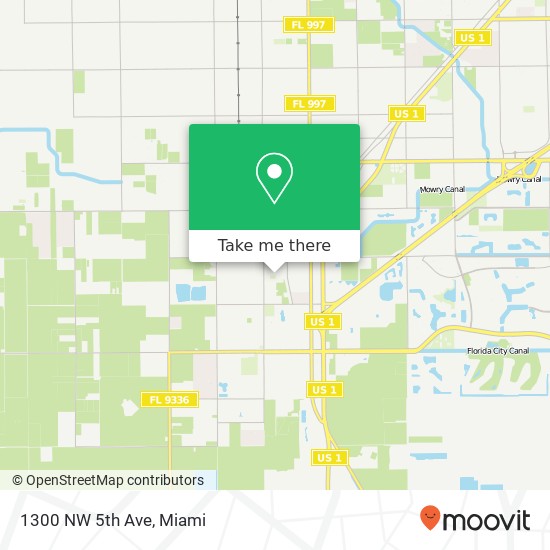 1300 NW 5th Ave map