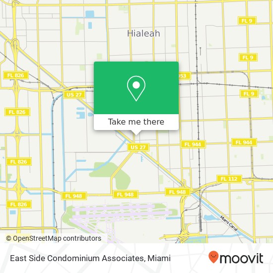 East Side Condominium Associates map