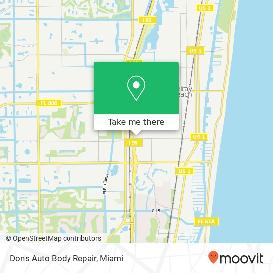 Don's Auto Body Repair map