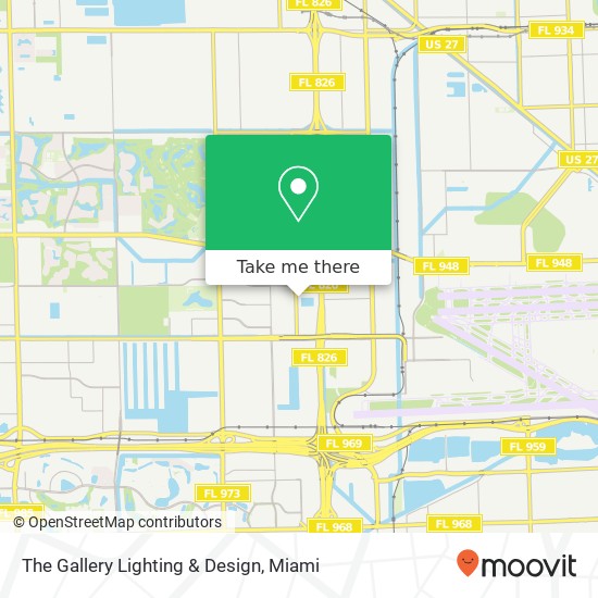 The Gallery Lighting & Design map