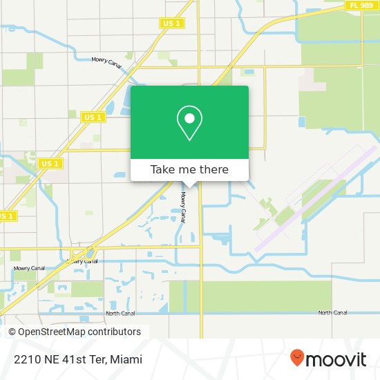 Mapa de 2210 NE 41st Ter