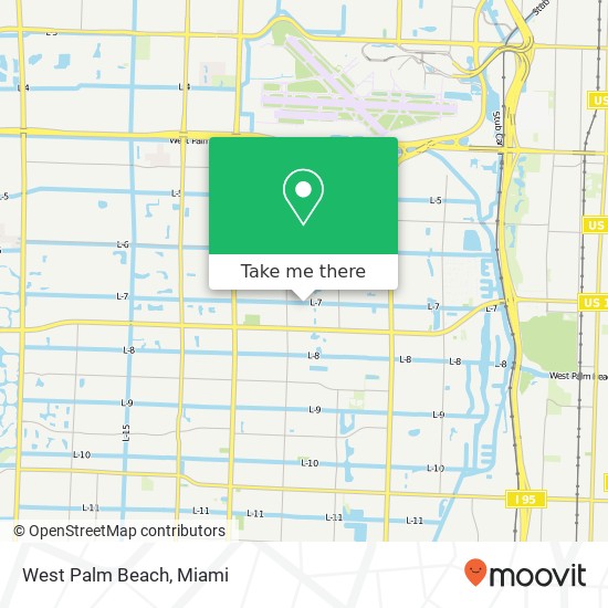 West Palm Beach map