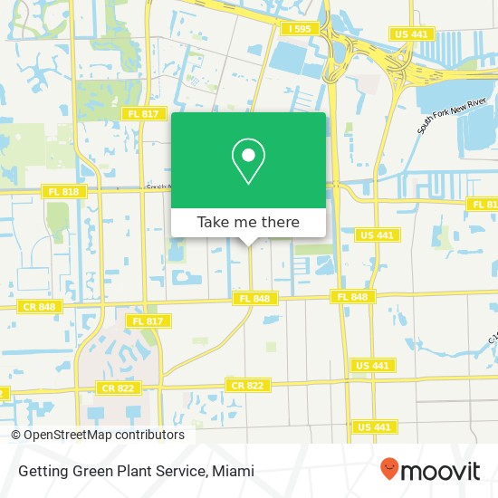 Getting Green Plant Service map