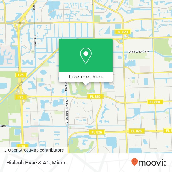 Hialeah Hvac & AC map