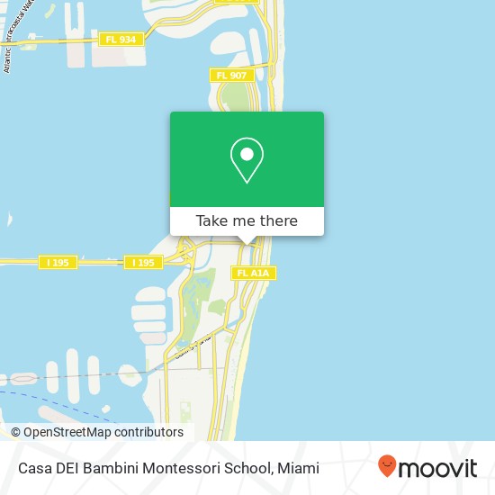 Casa DEI Bambini Montessori School map