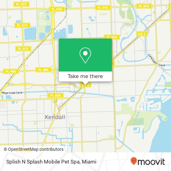 Splish N Splash Mobile Pet Spa map
