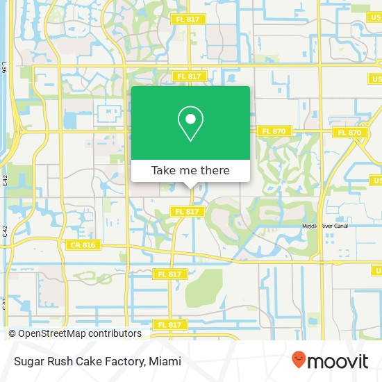 Mapa de Sugar Rush Cake Factory