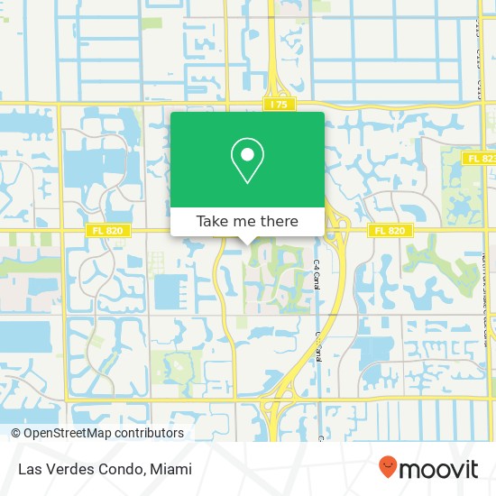 Las Verdes Condo map