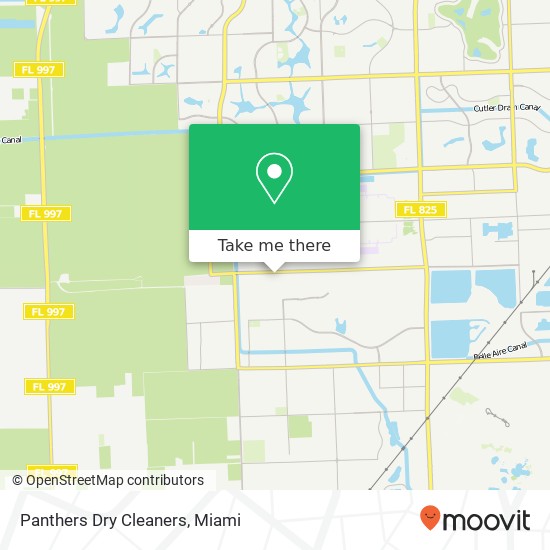 Panthers Dry Cleaners map