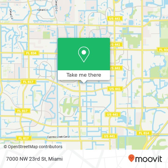 Mapa de 7000 NW 23rd St