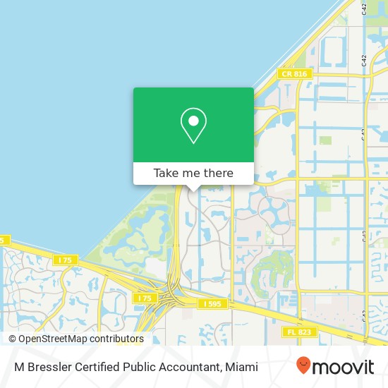 Mapa de M Bressler Certified Public Accountant