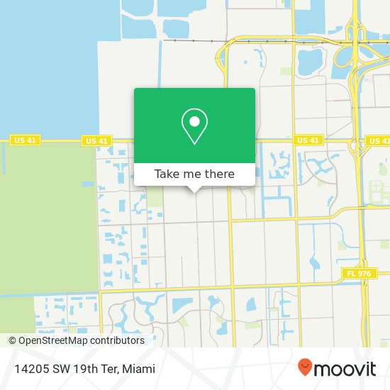 14205 SW 19th Ter map