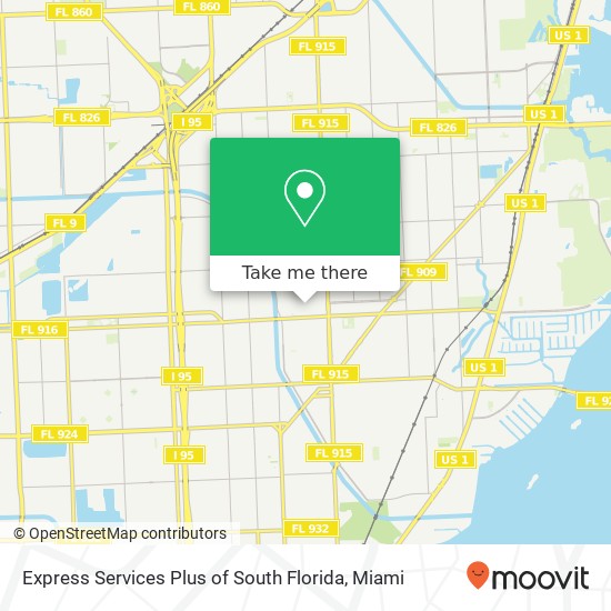 Express Services Plus of South Florida map